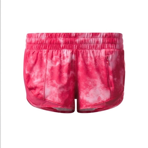 Lululemon Beat The Heat Shorts Tidal Trip Boom Juice Pink Size 10 | 2016 Retired - Picture 4 of 12